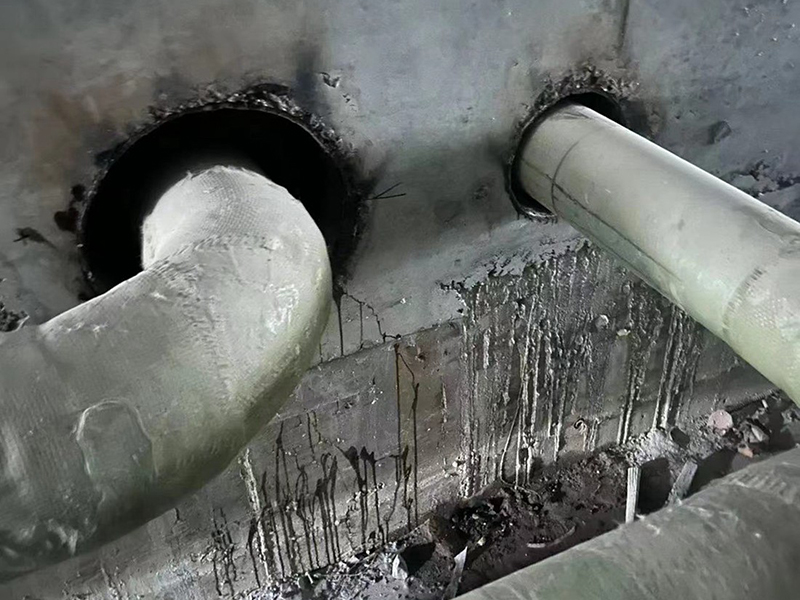 污水池套管漏水维修