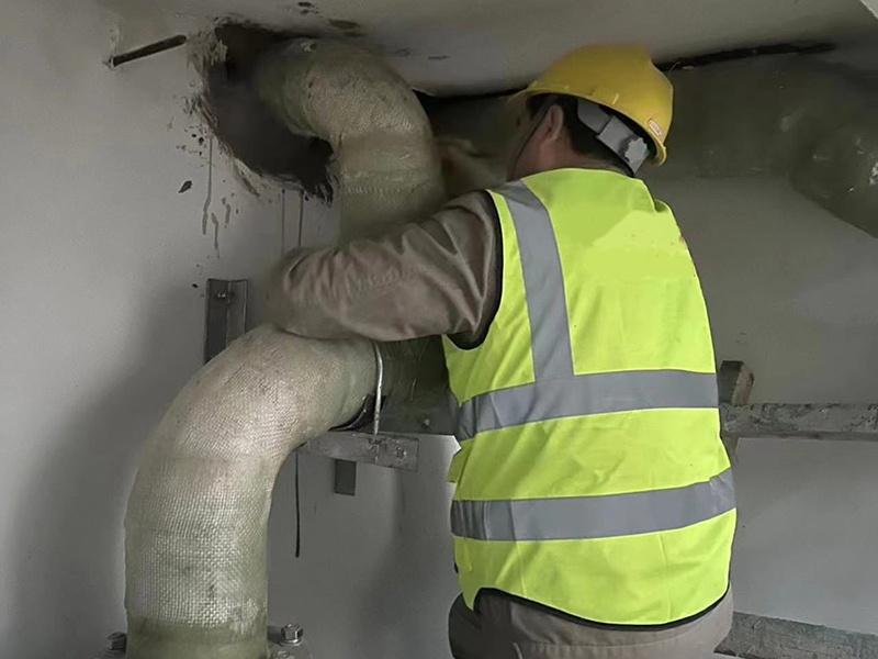 污水池套管漏水维修