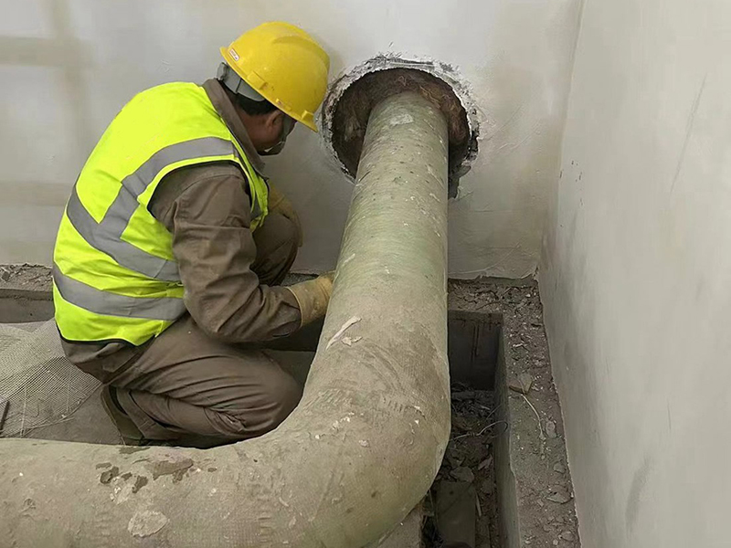 污水池套管漏水维修