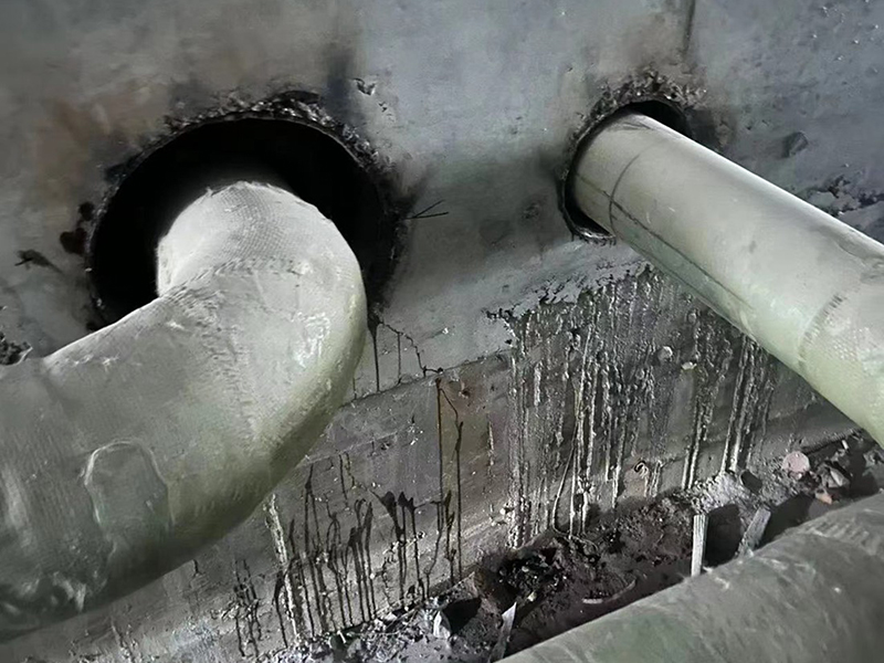 污水池套管漏水维修